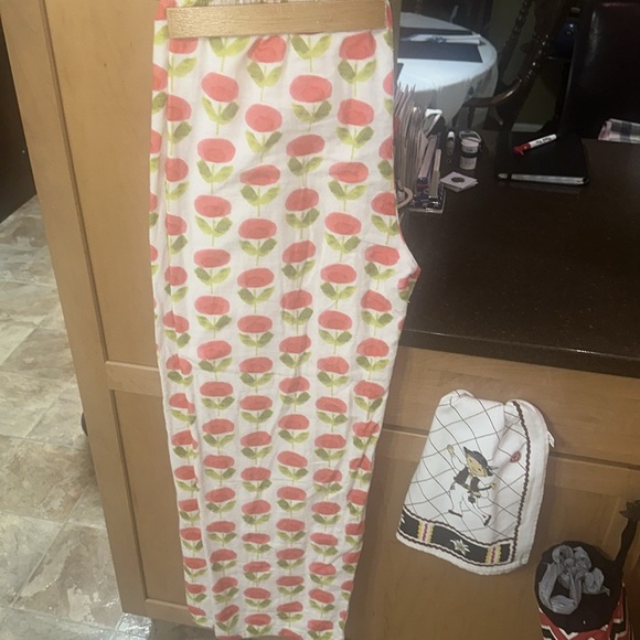 Garnet Hill Made in Poland with German organic cotton  2 pieces robe and pants - Picture 6 of 10